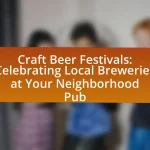 Craft Beer Festivals: Celebrating Local Breweries at Your Neighborhood Pub